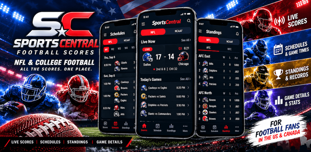 Sports Central Live Scores featured graphic
