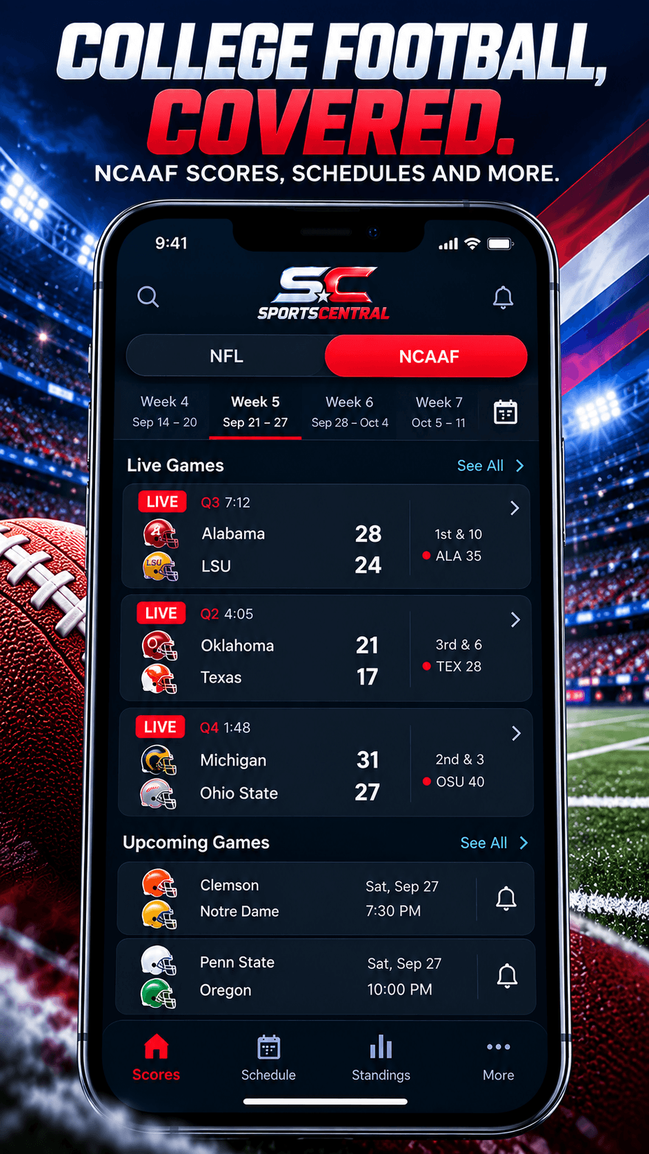 Sports Central Live Scores screenshot 3