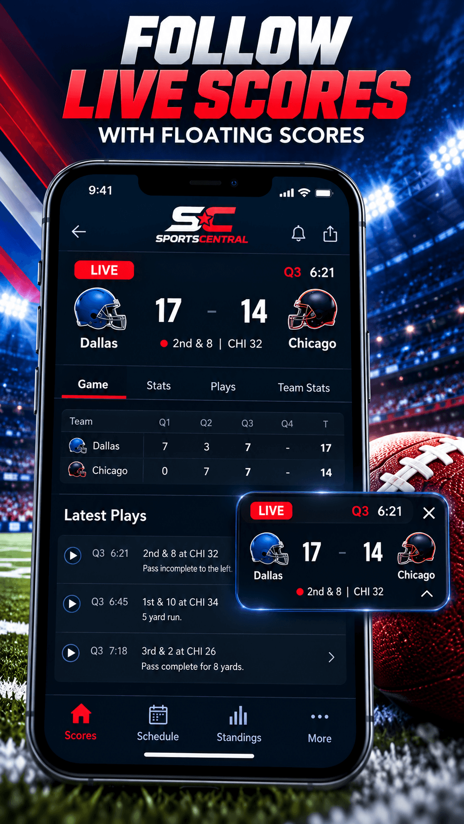 Sports Central Live Scores screenshot 5