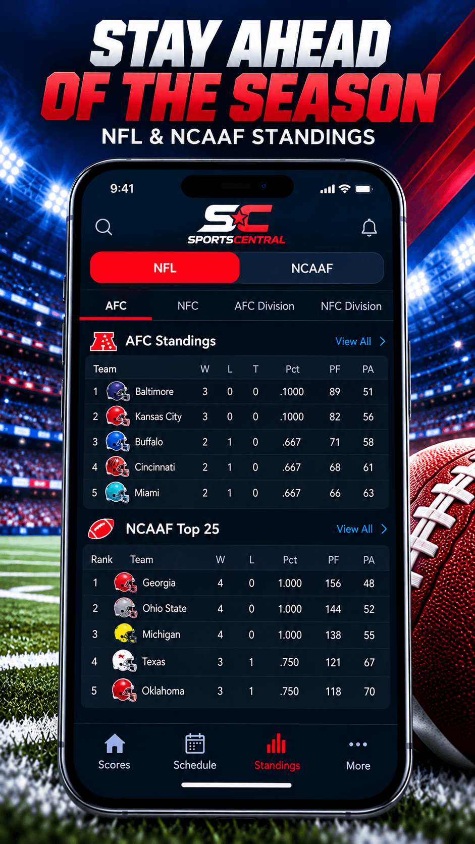 Sports Central Live Scores screenshot 6